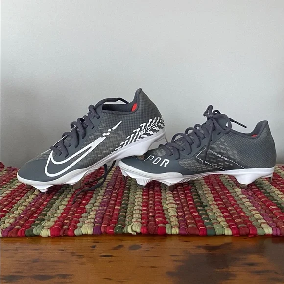 Nike React Vapor Ultrafly Elite 4 baseball cleat light smoke grey 7 DA0701-002 - Picture 1 of 13